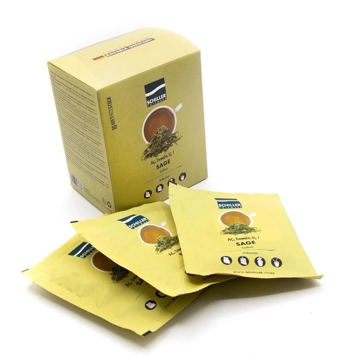 Schiller Adaçayı ( Sage Tea ) Aç Demle İç 10 lu Paket