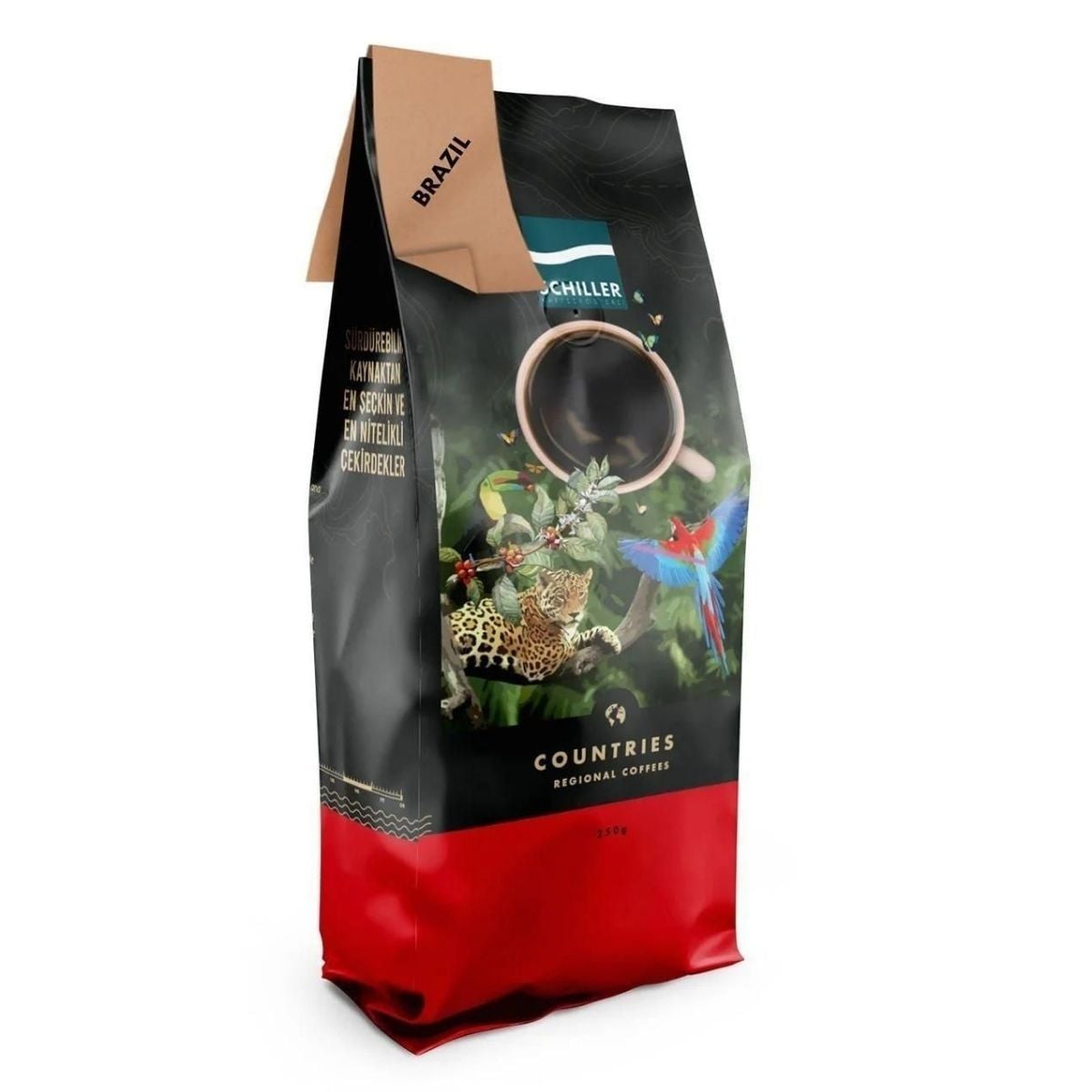 Schiller Brazil 250 gram Çekirdek Kahve