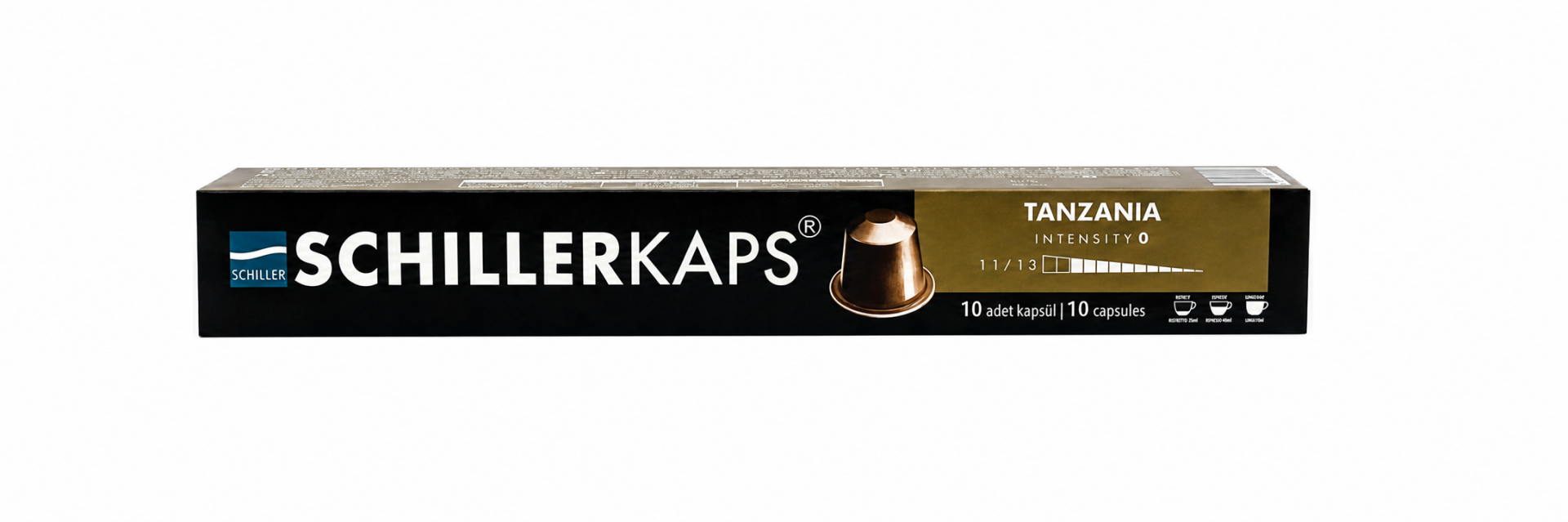 Schiller Tanzania Nespresso Uyumlu Kapsül Kahve 10’lu Paket – Yoğun ve Aromatik Espresso