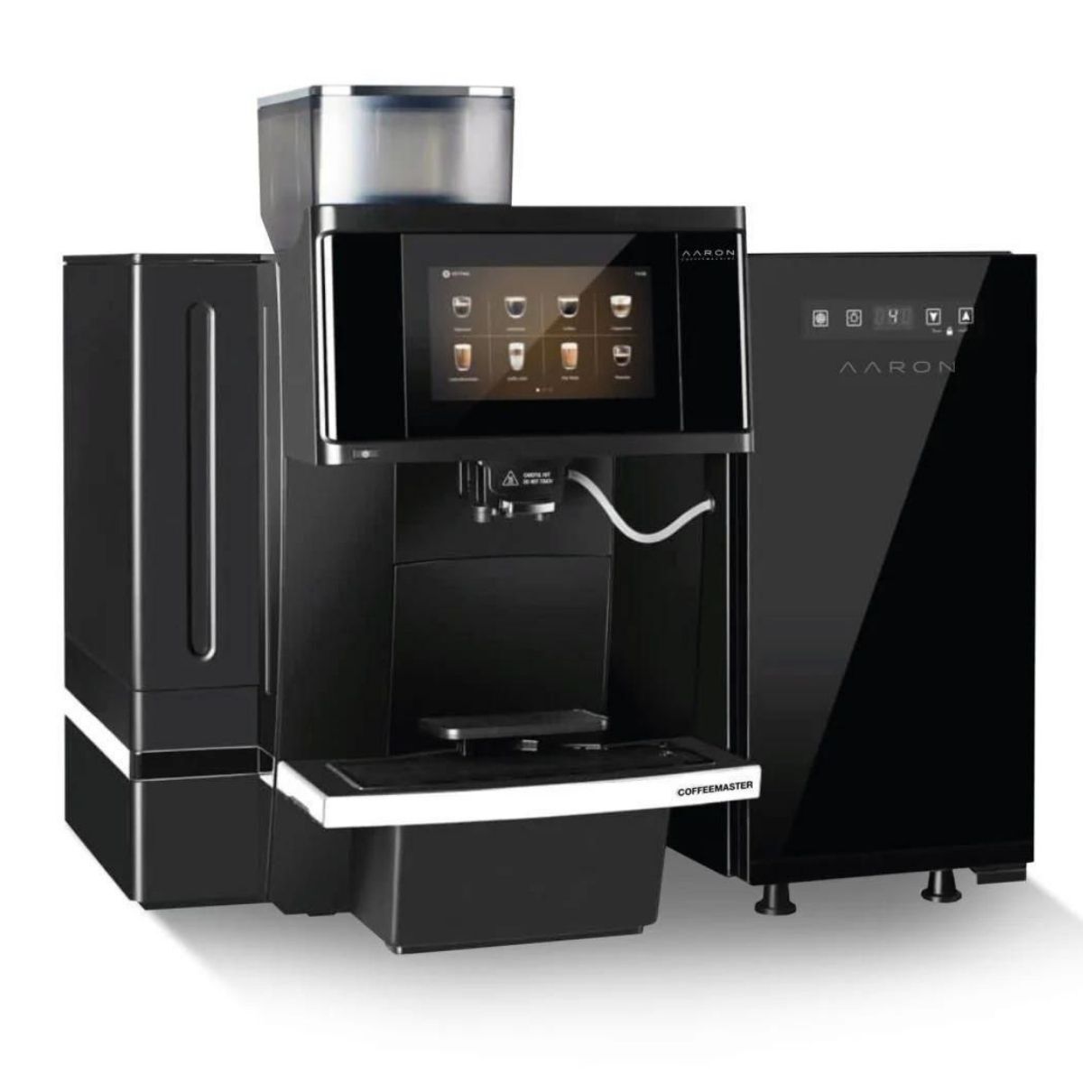 Aaron Coffee Master Tam Otomatik Kahve Makinesi – 4 Litre Süt Soğutucu Dolaplı Profesyonel Kahve Çözümü