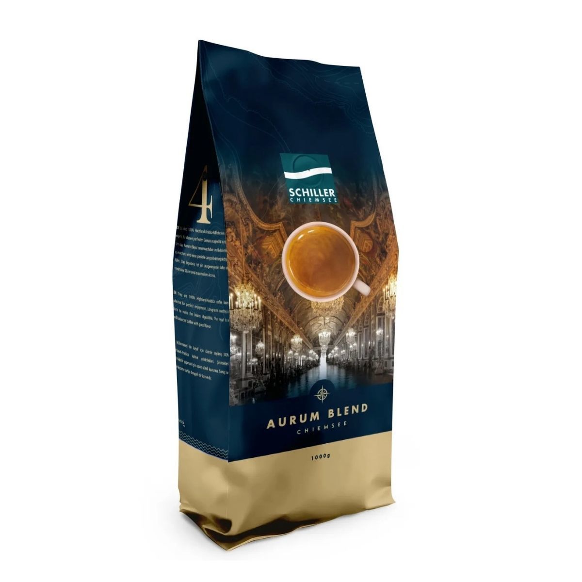 Schiller Aurum 1000 Gr Gourmet Blend Çekirdek Kahve Öğütülmüş Espresso